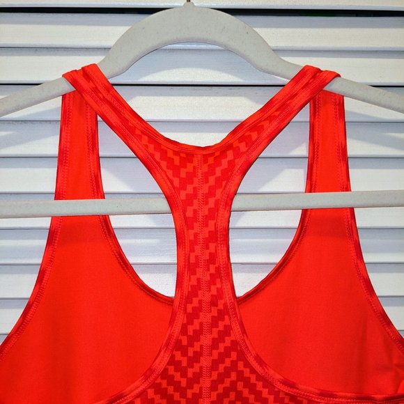 Nike 613623 Women's Dri Fit Ikat G87 Slim Fit Racerback Tank Top Crimson Medium - Picture 7 of 7